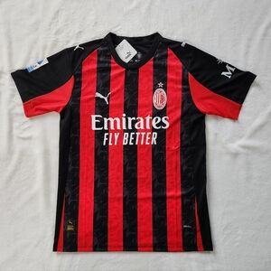AC Milan Pulisic #11 Soccer Jersey – Men’s – Brand New - Seria A Home Jersey